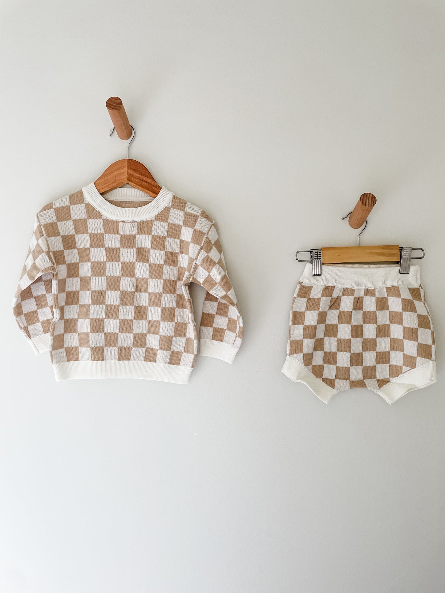 Checkered Jumper Set