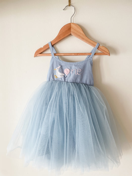‘One’ Silly Goose Birthday Dress
