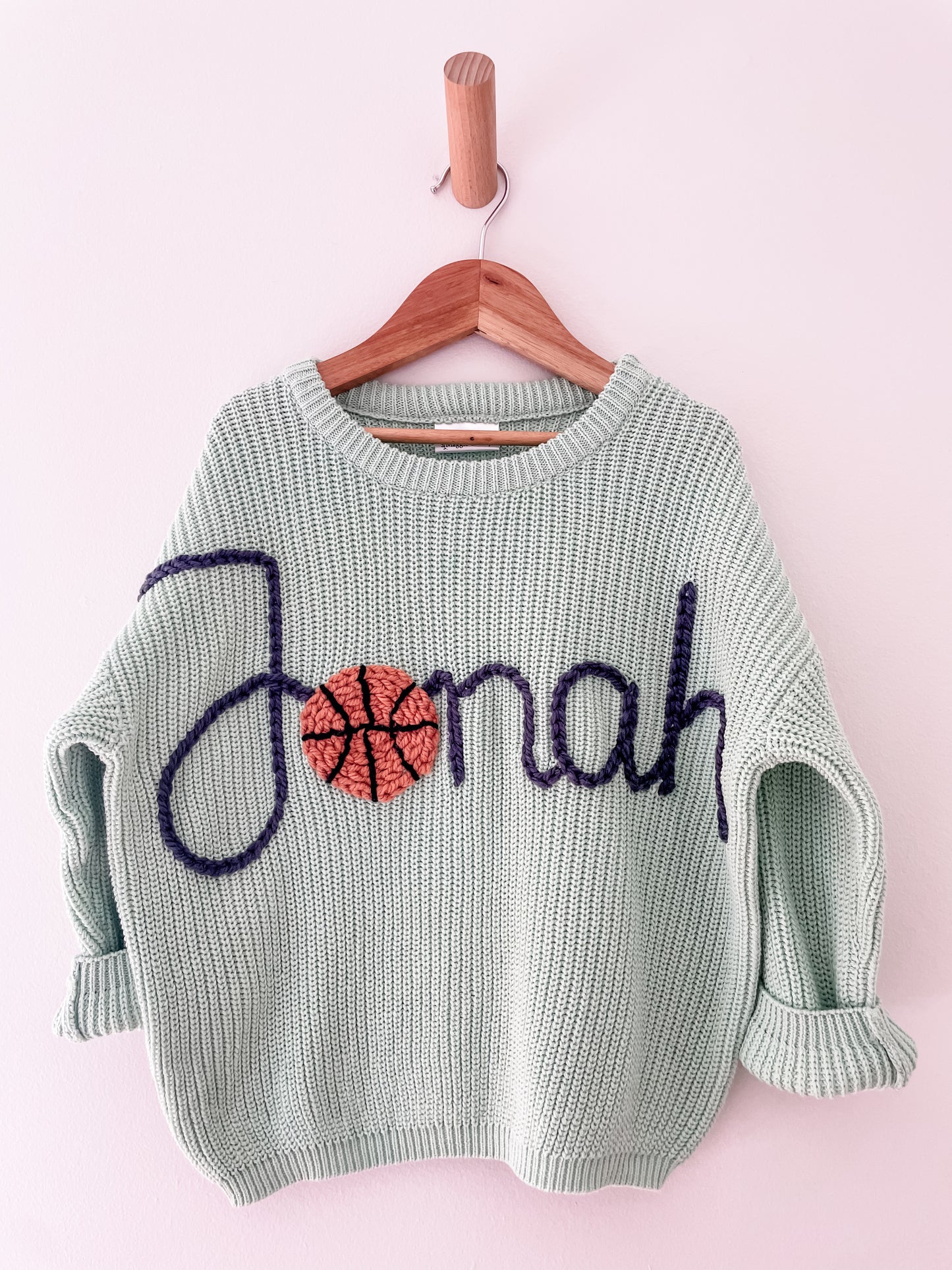 Personalised Jumper- Sport Embelishment
