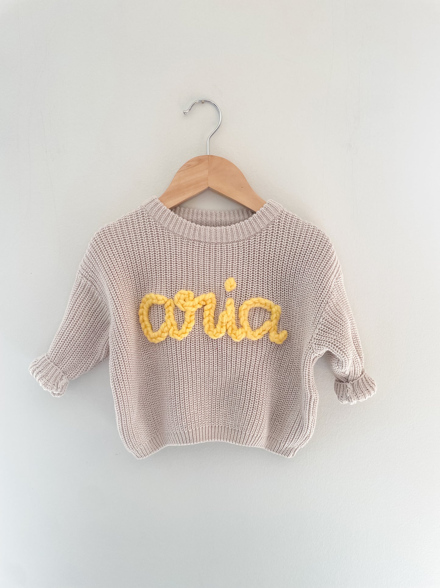 Lowercase Personlised Jumper
