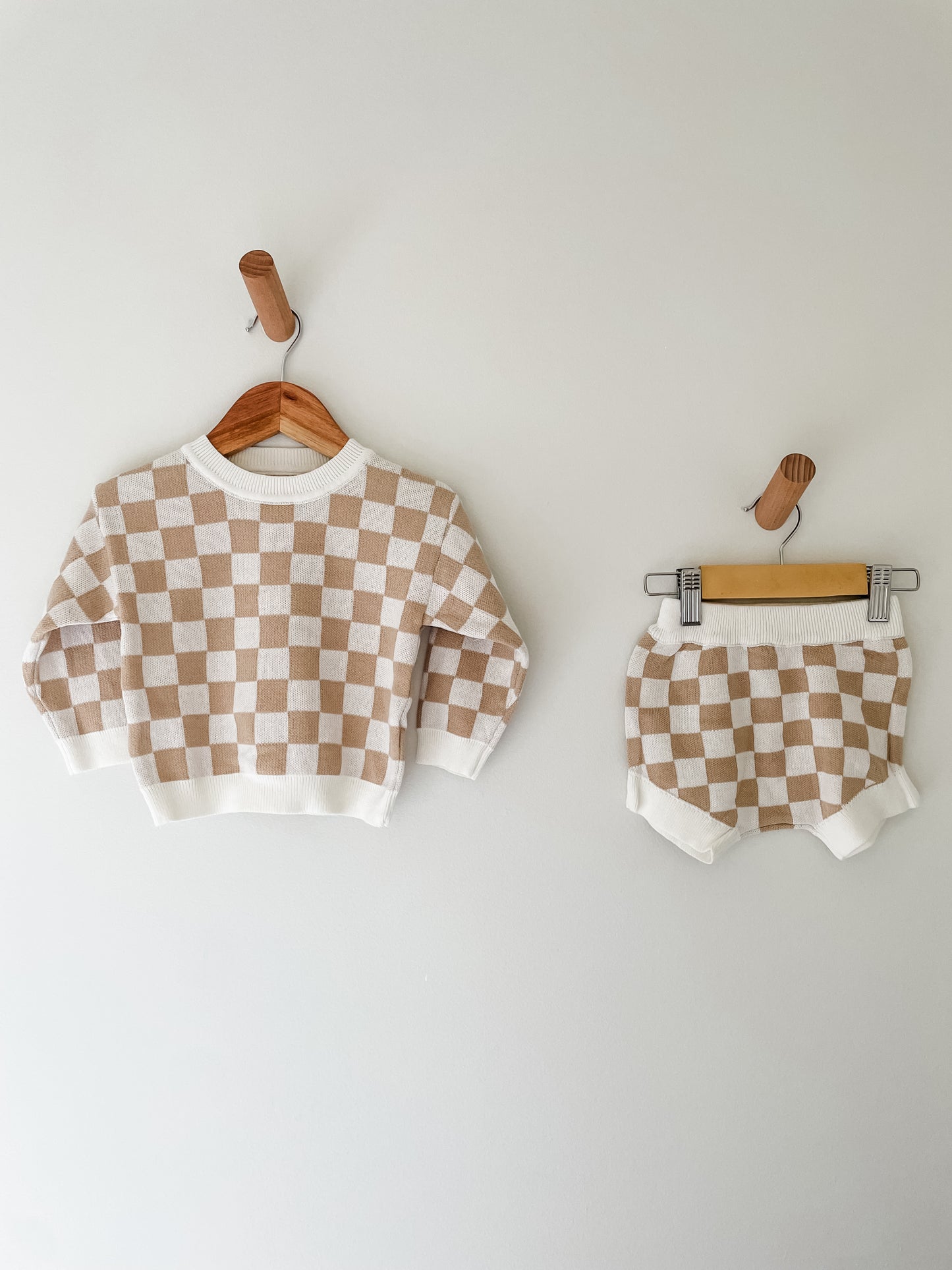 Checkered Jumper Set