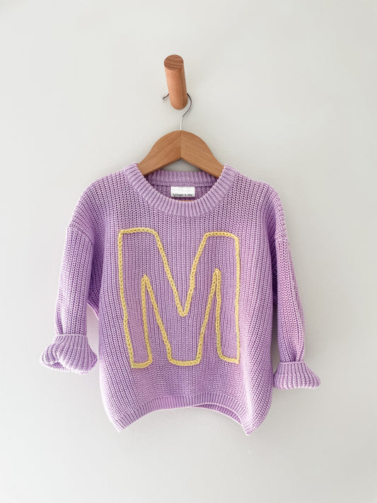 Personalised Initial Jumper