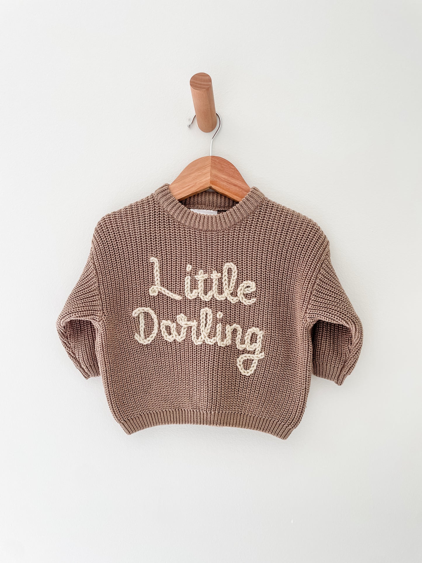 Personalised Jumper- Thin Yarn