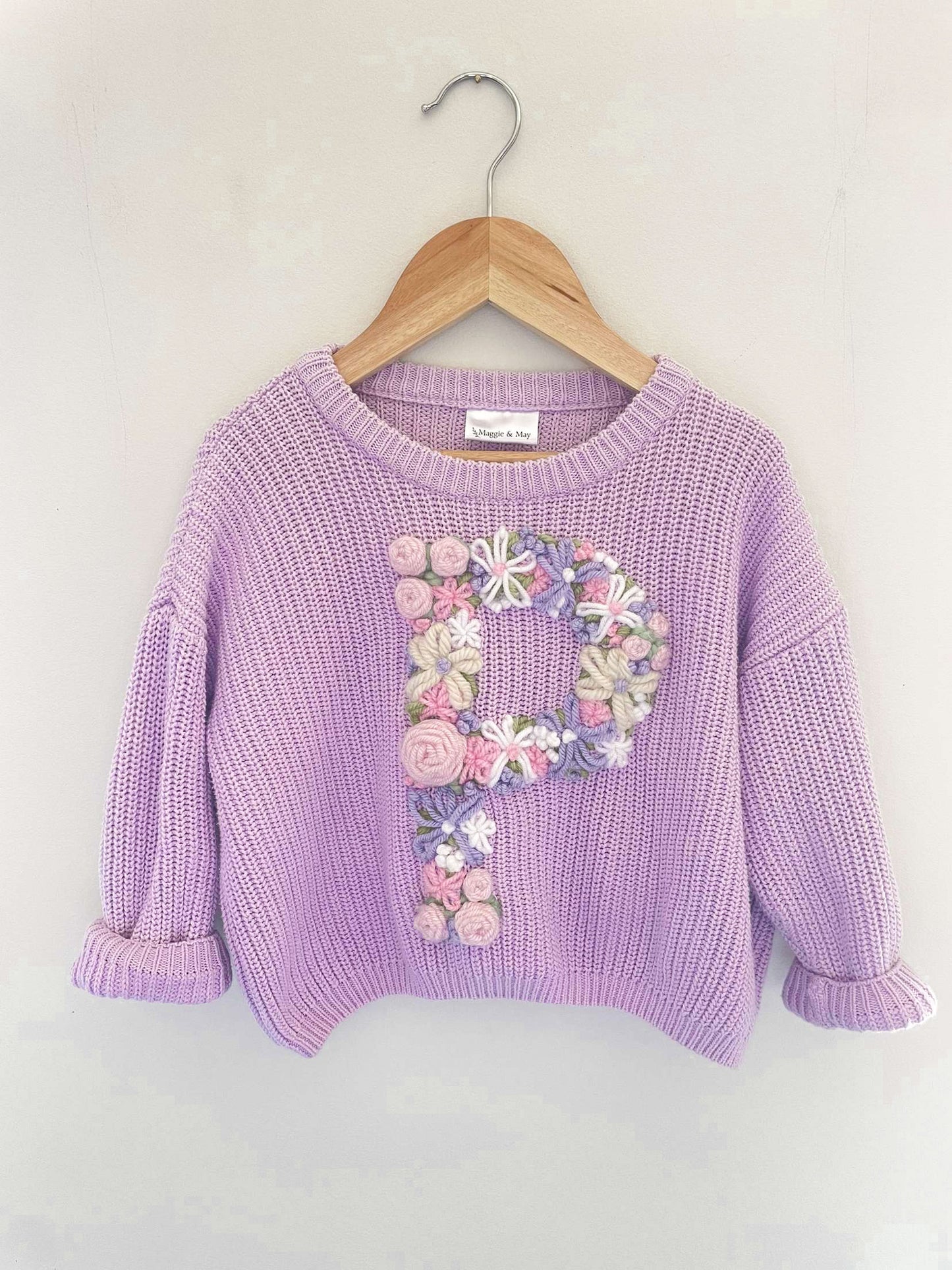 Floral Initial Garden Bed Jumper