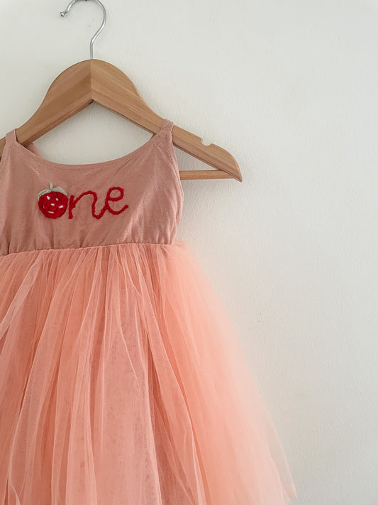 “Berry First” Birthday Dress